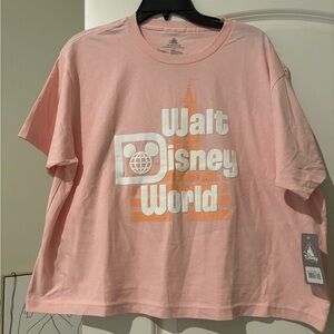 Disney World Cropped Tee